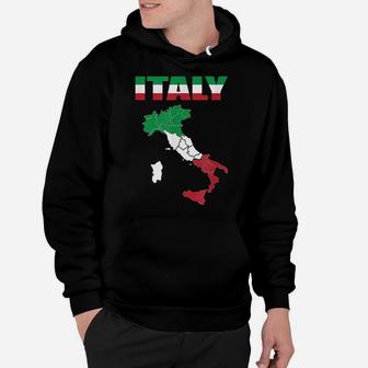 Italian Flag On Italy Italia Hoodie | Crazezy