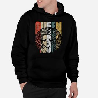 January Birthday Shirts For Women - Black African Queen Gift Sweatshirt Hoodie | Crazezy