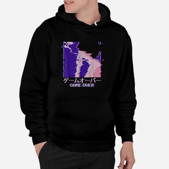 Japanese Boy Game Over Aesthetic Hoodie - Thegiftio