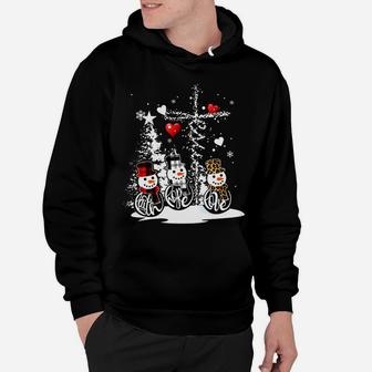 Jesus Christmas Season Faith Love Snowman Christian Sweatshirt Hoodie | Crazezy