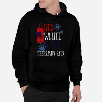 July 4Th Pregnancy Due To February 2019 Pregnancy Hoodie - Monsterry