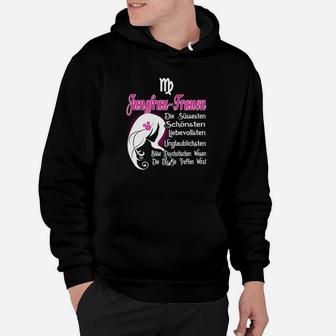 Jungfrau Sternzeichen Hoodie, Geburtstag Design für Frauen - Seseable