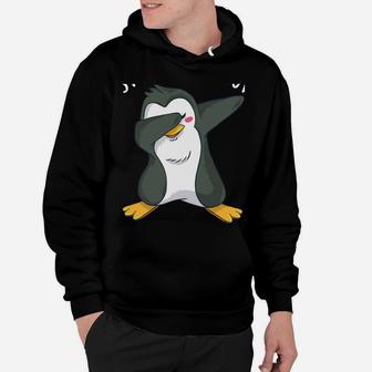 Just A Boy Who Loves Penguins Cute Dab Dance Boys Penguin Hoodie | Crazezy