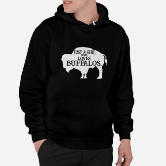 Just A Girl Who Loves Buffaloes Hoodie - Thegiftio UK