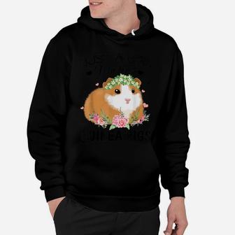 Just A Girl Who Loves Guinea Pigs Shirt Animal Lover Gift Hoodie | Crazezy AU