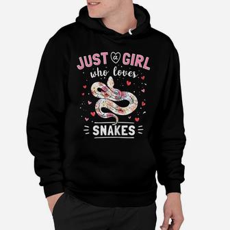 Just A Girl Who Loves Snakes Hoodie | Crazezy UK