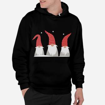 Just Hangin With My Gnomies Merry Christmas Cute Holiday Hoodie | Crazezy