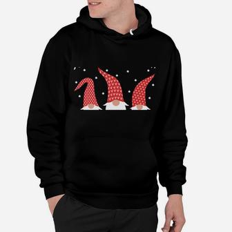 Just Hangin With My Gnomies Merry Christmas Cute Holiday Sweatshirt Hoodie | Crazezy