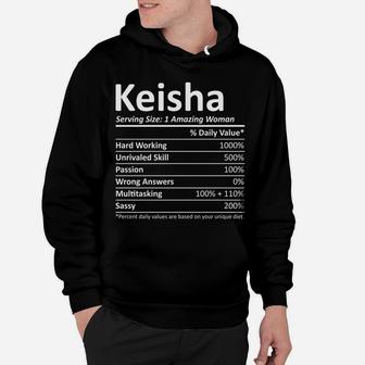 Keisha Nutrition Personalized Name Funny Christmas Gift Idea Hoodie | Crazezy UK