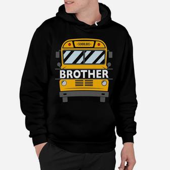 Kids Brother Matching Family Costume School Bus Theme Kids Party Hoodie | Crazezy UK