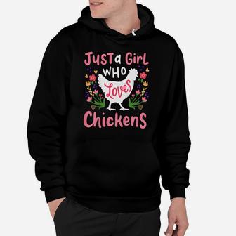 Kids Chicken Hen Love Cute Gift Hoodie | Crazezy