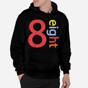 Kids Cool 8Th Birthday Gift Eight Years Old Boys & Girls 8Th Bday Hoodie | Crazezy UK