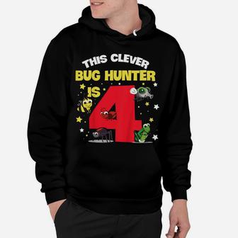 Kids Insect Expert Design For Your 4 Year Old Bug Hunter Daughter Hoodie | Crazezy UK