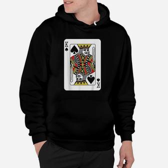 King Of The Spades Playing Card Hoodie | Crazezy