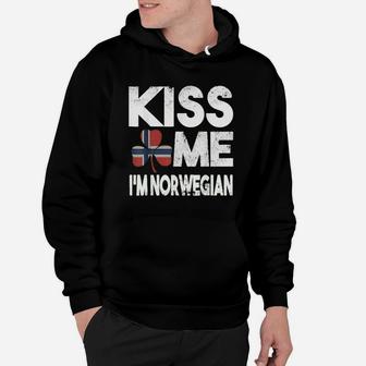 Kiss Me Im Norwegian St Patricks Day Norway Irish Gift Hoodie | Crazezy CA