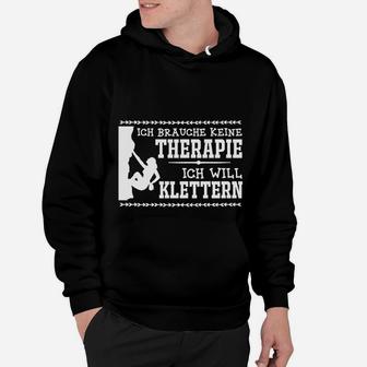 Klettern Statt Therapie Hoodie - Seseable