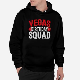 Las Vegas Birthday Party Vegas Birthday Squad Hoodie | Crazezy