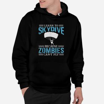 Learn To Skydive Hoodie | Crazezy