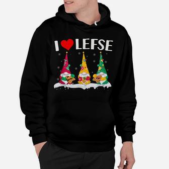 Lefse Making Rolling Love Gnome Christmas Gift Hoodie | Crazezy CA