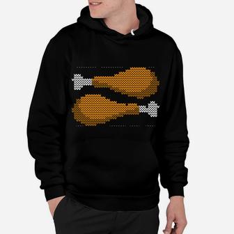 Leg Day Funny Thanksgiving Turkey Ugly Christmas Sweater Hoodie | Crazezy UK