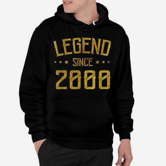 Legend Since 2000 Vintage 19 Yrs Old Bday 19Th Birthday Tee Hoodie | Crazezy DE