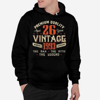 Legends Born In 1993 Aged 26 Years Old Awesome 26Th Hoodie | Crazezy UK