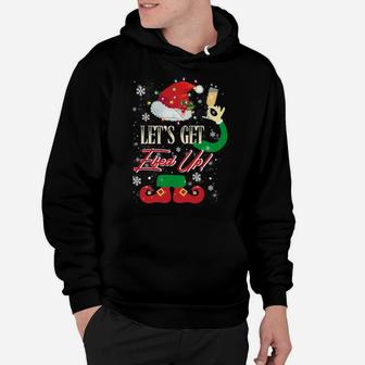 Let's Get Elfed Up Funny Drinking Christmas Hoodie | Crazezy AU