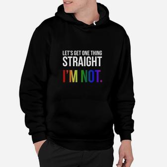 Lets Get One Thing Straight I’m Not Lgbt Rainbow Flag Shirt Hoodie - Thegiftio UK