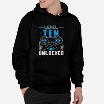 Level 10 Unlocked Video Gamer Hoodie | Crazezy CA