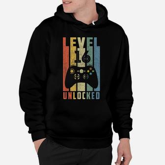 Level 16 Unlocked Tshirt 16Th Video Gamer Birthday Boy Gifts Hoodie | Crazezy CA