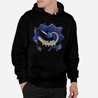 Lgbtq Gay And Proud Galaxy Rainbow Hoodie - Monsterry