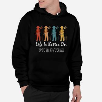 Life Is Better On The Farm Hoodie - Monsterry DE