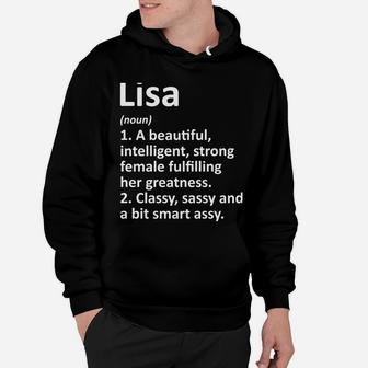 Lisa Definition Personalized Name Funny Christmas Gift Hoodie | Crazezy DE