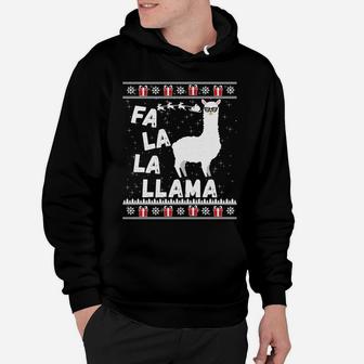 Llama Ugly Christmas Sweatshirt Sweater Gift Men Women Kids Hoodie | Crazezy