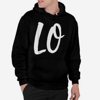 Lo Ve Love Matching Couple Husband Wife Valentine's Day Gift Hoodie | Crazezy