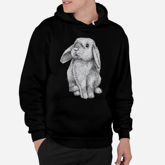 Lop Eared Bunny Rabbit Cute Hoodie | Crazezy AU