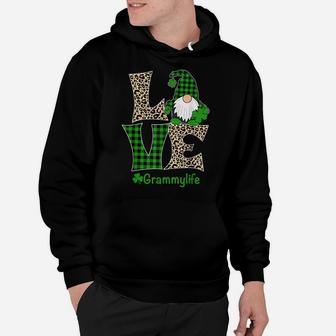 Love Grammy Life Shirt St Patrick's Day Gnome Irish Grammy Hoodie | Crazezy