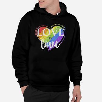 Love Is Love Lgbt Gay Pride Hoodie | Crazezy