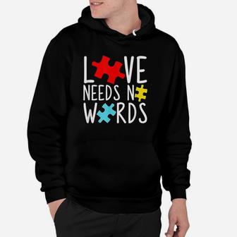 Love Needs No Words Hoodie | Crazezy AU