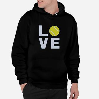 Love Tennis Gift Idea For Tennis Fans Cool Women Hoodie | Crazezy UK