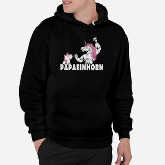 Lustiges Papa-Einhorn Hoodie für Herren, Perfekt als Vatertagsgeschenk - Seseable