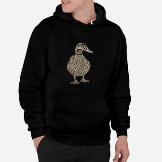 Mallard Duck Bird Lover Northwest Design Native American Art Hoodie | Crazezy CA