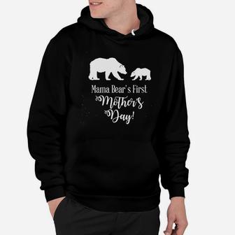 Mama Bears First Mothers Day Hoodie | Crazezy