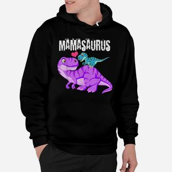 Mamasaurus Dinosaur T Shirt Rex Mother Day For Mom Gift Mama Hoodie | Crazezy UK