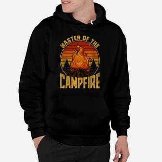 Master Of The Campfire Camping Vintage Camping Retro Hoodie | Crazezy CA
