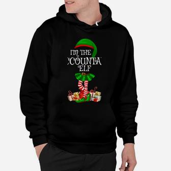 Matching Family Group I'm The Accountant Elf Christmas Sweatshirt Hoodie | Crazezy