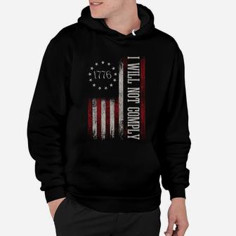 Medical Freedom I Will Not Comply No Mandates Sweatshirt Hoodie | Crazezy CA