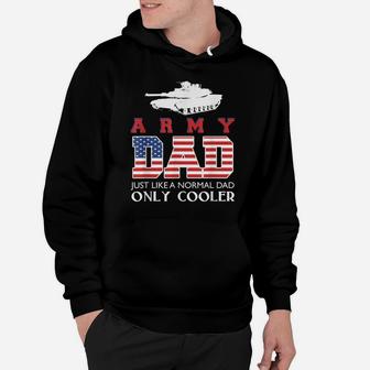 Mens Army Dad T Shirt - Stars And Stripes Veteran Design Hoodie | Crazezy