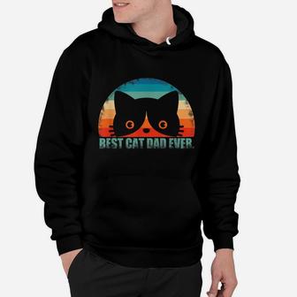 Mens Best Cat Dad Shirt Father's Day Gift From Wife Son Daughter Hoodie | Crazezy