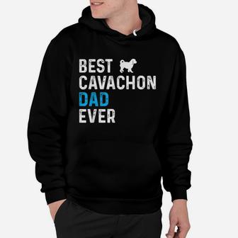 Mens Best Cavachon Dad Ever Dog Dad Pet Owner Cavachon Daddy Hoodie | Crazezy